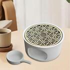 Ceramic teapot warmer for warming tea with tealight holder for cooking in the