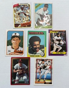 Over 290 Baltimore Orioles Franchise Baseball Cards Lot 1954-1990s - Picture 1 of 8