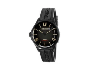 U-Boat Capsoil Darkmoon Quartz Watch, Stainless Steel, DLC, 40 mm, Black, 9019 - Picture 1 of 8