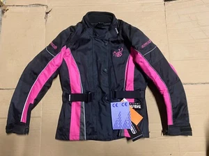 Buffalo Ladies Textile W/P Motorcycle Jacket UK 12 = 36" to 37" chest (HGB#6) - Picture 1 of 24