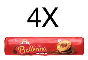 Norwegian Cookies Ballerina 4X Packs Sætre Chocolate - Picture 1 of 1