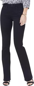 NYDJ womens Barbara Boot-cut jeans, New Black, 14 - Picture 1 of 2