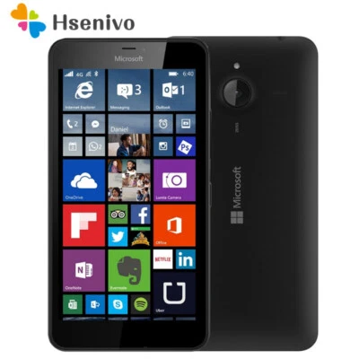 Microsoft Lumia 640 4G 8GB UNLOCKED BLACK Smartphone - Excellent Condition - Image 1 of 3
