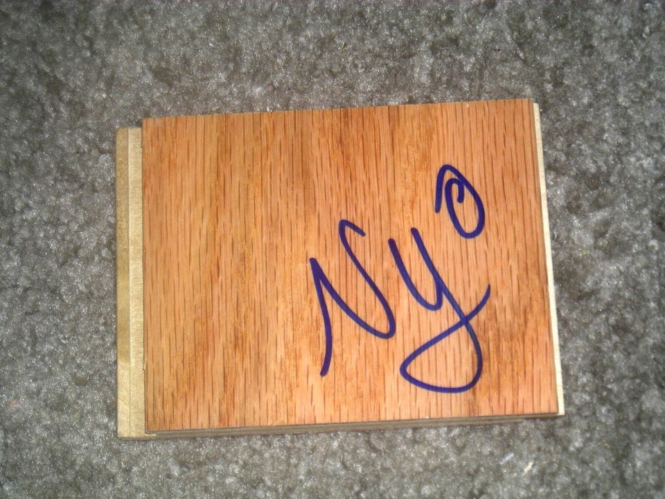 Mini tablero autografiado por Nick Young Los Angeles Lakers certificado de autenticidad Foto 1 de 1