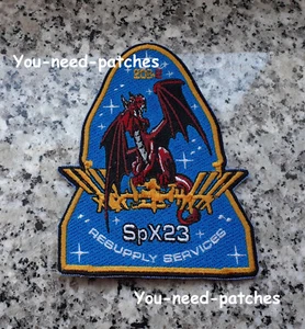 NASA Space CRS SpX-23 Logo Patch Commercial Resupply Services Falcon 9 Crew - Picture 1 of 1
