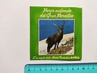 Adhesive Park National Gran Paradiso Ibex Sticker Autocollant 80s Original