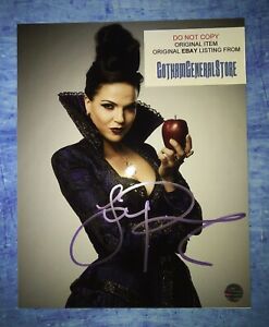 Lana Parrilla Hand Signed Autograph 8x10 Photo COA Once Upon A Time