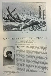 1916 World War I Sketches in France by Herbert Ward - Picture 1 of 7