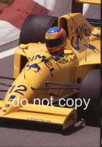 MARTIN DONNELLY LOTUS LAMBORGHINI F1 GP 1990 NEGATIVE 35MM PHOTOGRAPH F1 - Picture 1 of 2