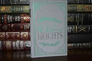 New WUTHERING HEIGHTS Emily Bronte Suede Leather Feel Ribbon Marker Deluxe - Picture 1 of 4