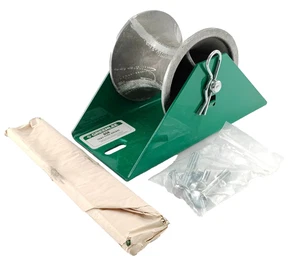 Greenlee 658 12"x5" Aluminum Alloy Tray-Type Sheave w/ Self Lubricating Bearings - Picture 1 of 5