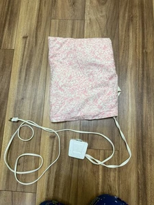 Vintage Electric Heating Pad Wetproof Multi Heat Settings Pink Floral 🎀 - Picture 1 of 9