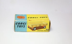 Corgi 100 Dropside Trailer Empty Original Box - Vintage 1960s - Picture 1 of 6