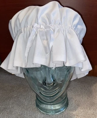 Vintage Women’s Adjustable Handmade Colonial Night Cap - Image 1 of 4