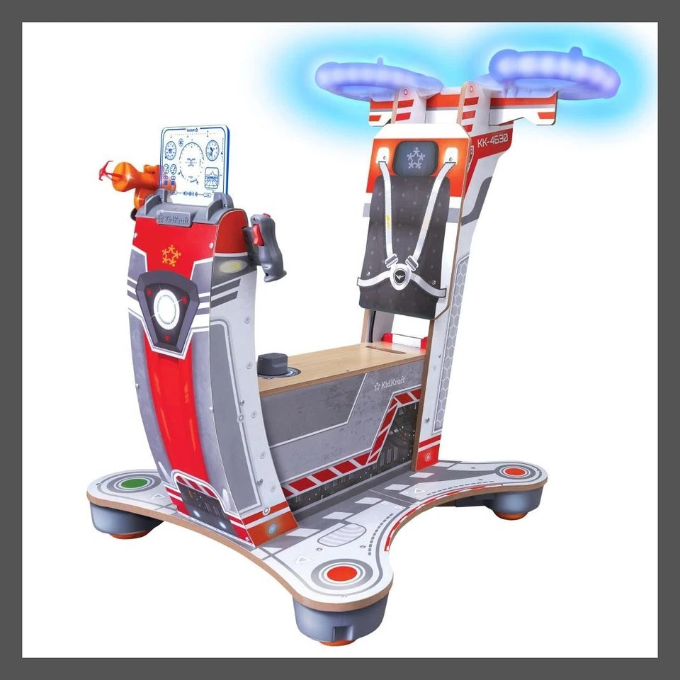 KidKraft Kids Ultimate Helicopter Pretend Play Set Premium Immersive Toys - Image 1 of 4