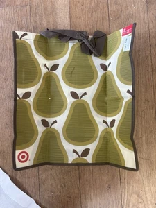 Brandneu Orla Kiely Super Rare Target Green Apple Pear Print Falt Shopper - Bild 1 von 9