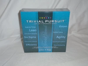 Trivial Pursuit ORSYP Lean and IT Performance Edition Blue (Hasbro 2011) Sealed - Picture 1 of 6