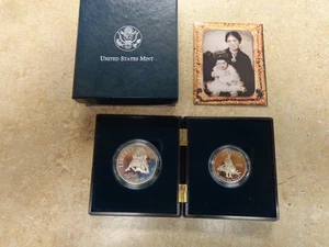1995 S Civil War Battlefield Proof Silver and Clad Set in Union Case & Booklet - Picture 1 of 5