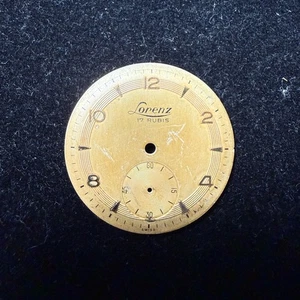 Quadrante per orologio Lorenz diametro 31,2mm vintage - Picture 1 of 6