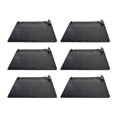 Intex 28685E Above Ground Swimming Pool Water Heater Solar Mat, Black (6 Pack) - Image 1 of 4