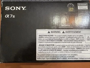 Cuerpo de cámara Sony A7 III ILCE7M3/B - Obturador 121 - Imagen 1 de 9