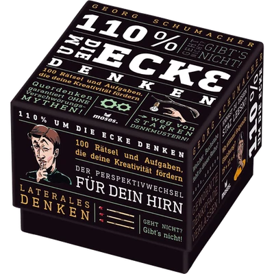 MOSES. VERLAG GMBH moses. 110% um die Ecke Denken – 100 abwechslungsreiche Aufgaben und Rätsel ...