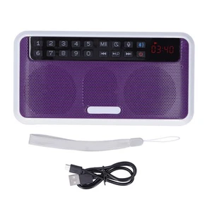 E500 Wireless BT Portable Speakers Support AUX/ Memory Card With Flashlight GS - Picture 1 of 12
