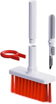Keyboard Dust Cleaning Brush Earphone Cleaning Pen Keycap Key Puller Kit 3 In 1 - Image 1 of 4