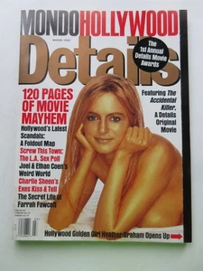 Vtg Details Magazine March 1998 Mondo Hollywood Heather Graham NUDE - Picture 1 of 7