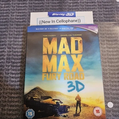 Mad Max: Fury Road Blu-ray (2015) Tom Hardy New in Cellophane Holographic  - Image 1 of 2