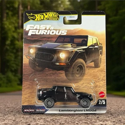 2025 Hot Wheels Fast & Furious Premium Black Lamborghini LM002 Diecast SUV JBL86 - Image 1 of 4