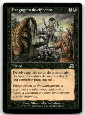 Aphetto Dredging Onslaught MTG Portuguese Lightly Played - Image 1 of 2