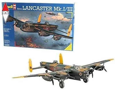 REVELL 1/72 AVRO LANCASTER MK.I/III (MILITARY AIRCRAFT) - Immagine 1 di 3