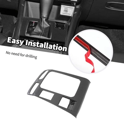For Jeep Compass 2022 2023-25 Carbon Fiber Central Console Gear Shift Cover Trim - Image 1 of 4