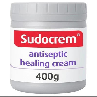 SUDOCREM Sudo Cream400g Antiseptic Healing Sudocream for Nappy Rash. 400gX2
