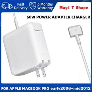 60W Laptop Charger For MacBook Pro 13" A1181 A1278 A1344 A1342 2008-mid2012 Wall - Picture 1 of 11