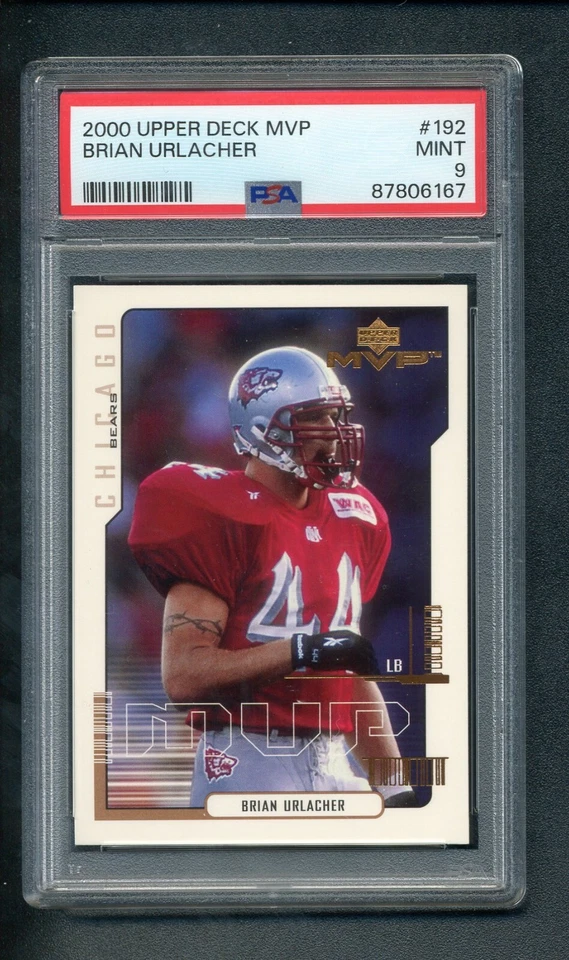 Brian Urlacher 2000 Upper Deck MVP #192 Rookie PSA 9 Mint!! - Image 1 of 1