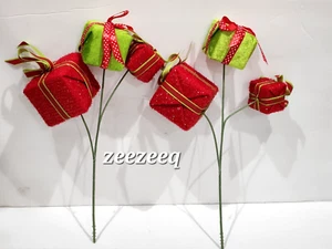 Weihnachtsgeschenk Picks Pfefferminz Lebkuchen rot grün Ornamente - Bild 1 von 13