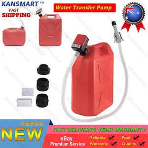 NEW Fuel Transfer Pump Battery Powered Auto-Stop Liquid Transfer Pump Diesel Oil - Picture 1 of 8