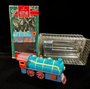 Vintage Hallmark Keepsake Christmas SKY LINE LOCOMOTIVE Ornament Train 1992 - Picture 1 of 3