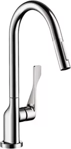 AXOR Citterio Luxus 1-Griff 17 Zoll hoher Küchenarmatur mit herunterziehbarem Spra... - Bild 1 von 3