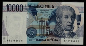 Italy Year 1984 Banknote 10000 Lire - Pick 112b - Uncirculated Condition - Foto 1 di 2