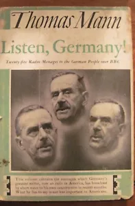 Listen, Germany! by Thomas Mann - Picture 1 of 1