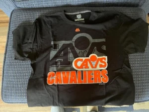 NBA Cleveland Cavaliers HARDWOOD CLASSICS T-Shirt Tee Adult XL Black - Picture 1 of 4