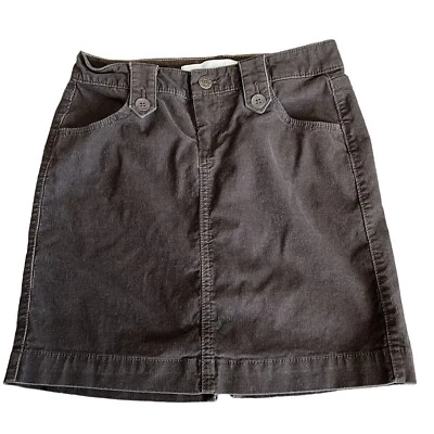 Old Navy Skirt Womens Size 0 Petite Corduroy Mini Brown - Image 1 of 4