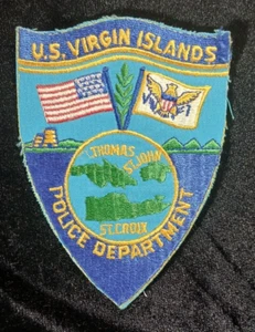 veraltetes Sammlerstück US Virgin Islands Police St Thomas St John St Croix Patch - Bild 1 von 3