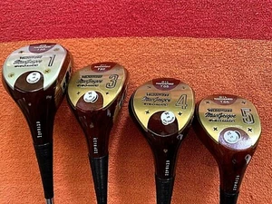 MacGregor T85 Oil Hardened EYE-O-MATIC Persimmon 1/3/4/5 Golf Clubs *NEW* *NOS* - Picture 1 of 12