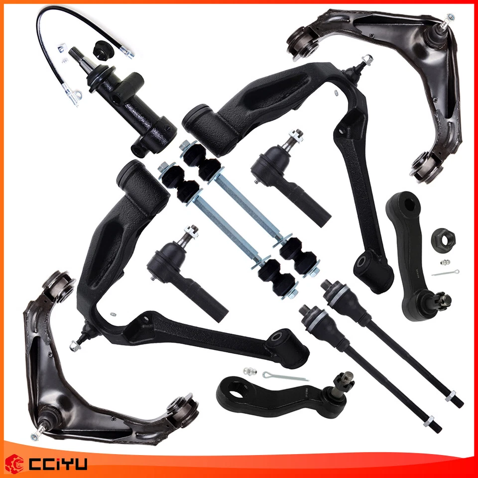 For 2001-2006 Chevy Silverado 2500 3500 Front Upper & Lower Control Arm Tie Rod - Image 1 of 4