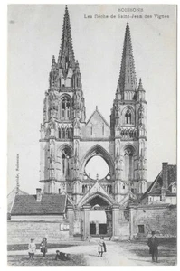 SOISSONS 02 Saint-Jean des Vignes animated postcard written to Mr Bergol de Brest in 1906 - Picture 1 of 2