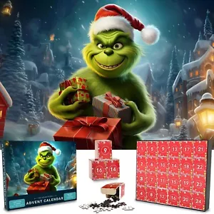 Rompecabezas Calendario de Adviento para Niños Adultos, Caja 24 1008 Piezas Navidad - Imagen 1 de 6